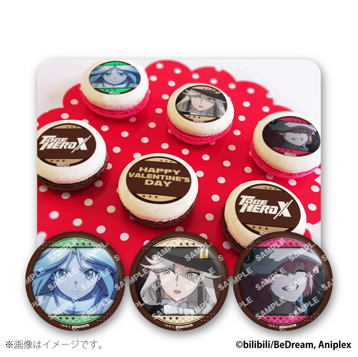 バレンタインプリマカロン6個セット